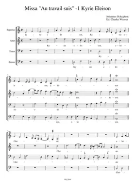 Kyrie 1 Missa Au travail suis
