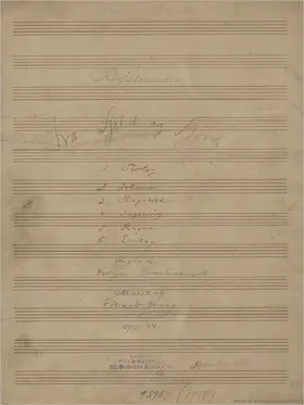 6 Reminiscences from Mountain and Fjord, Op.44