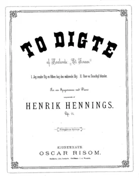 2 Digte af Kaalunds 'Et Foraar'