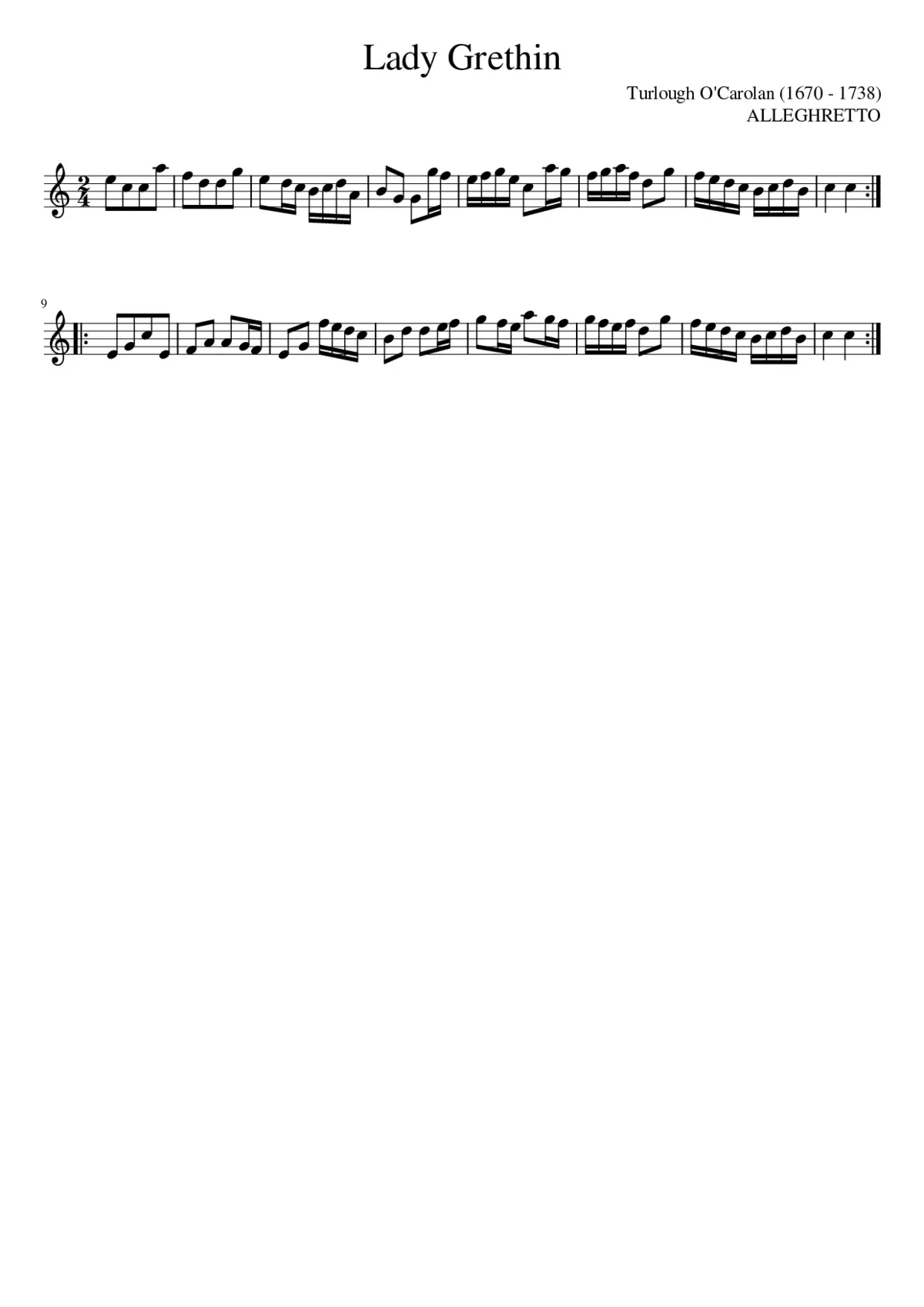 Lady Grethin - Page 1