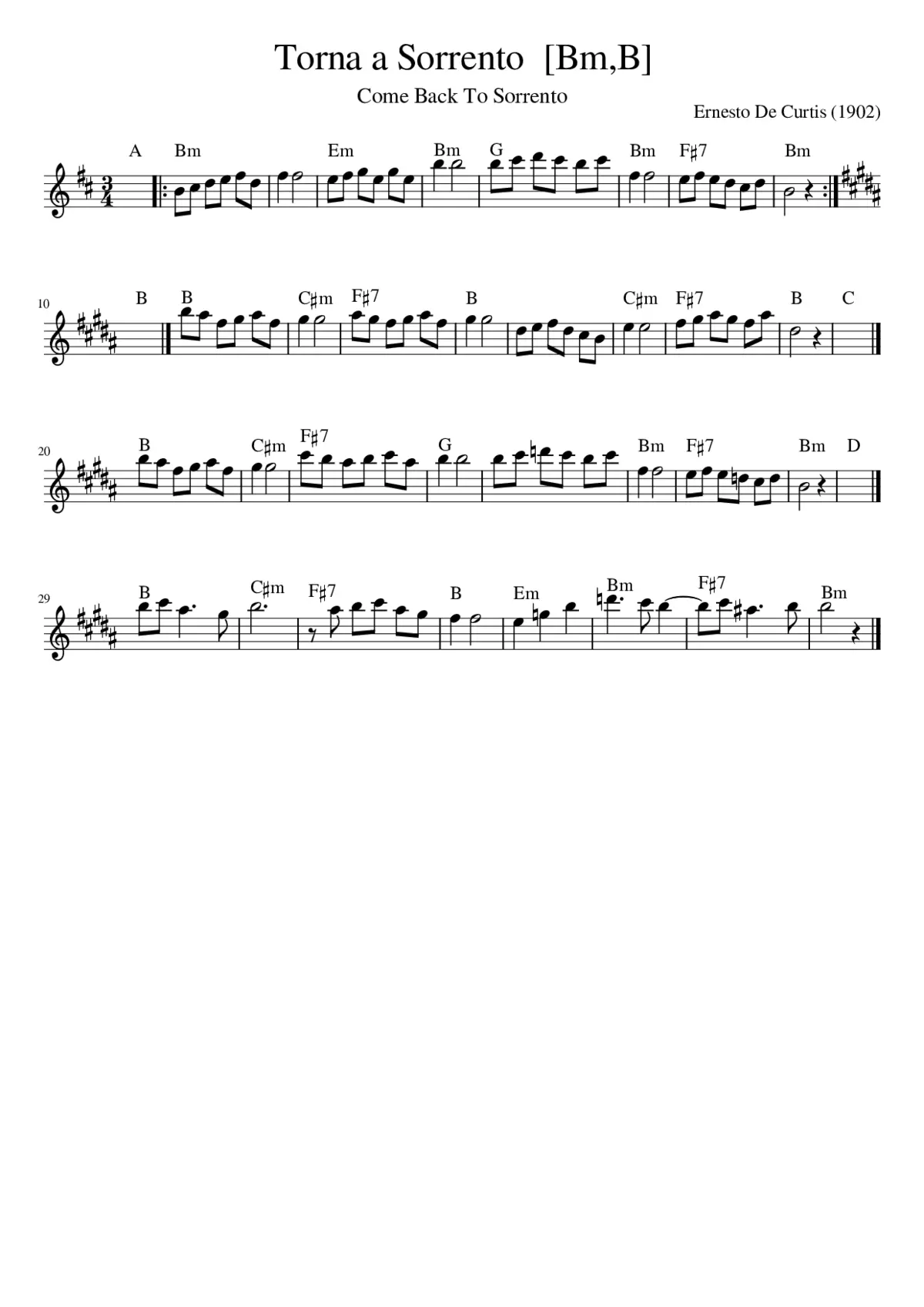 Torna a Sorrento [BmB] - Page 1