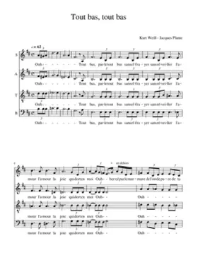 Tout bas tout bas (Speak low)