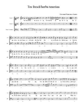 Tra fresch'herba tenerina