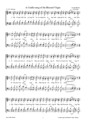 O Babe in manger lying