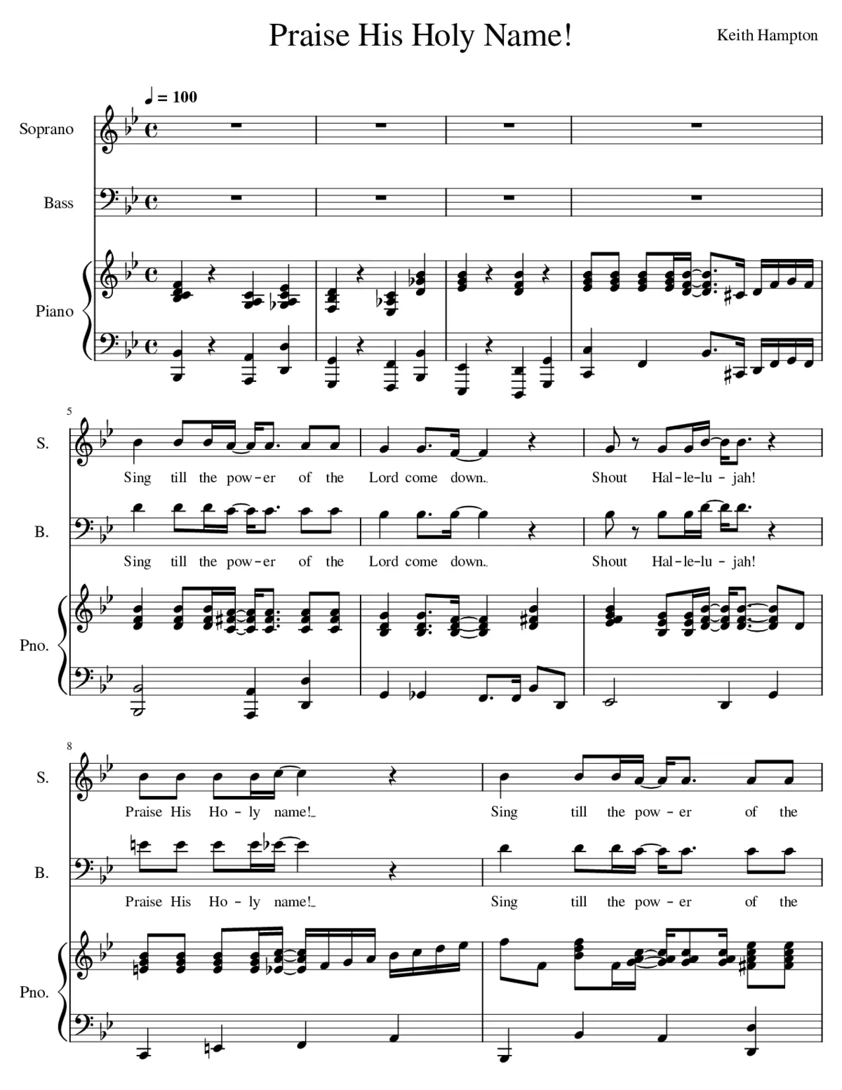 Praise His Holy Name! - Page 1