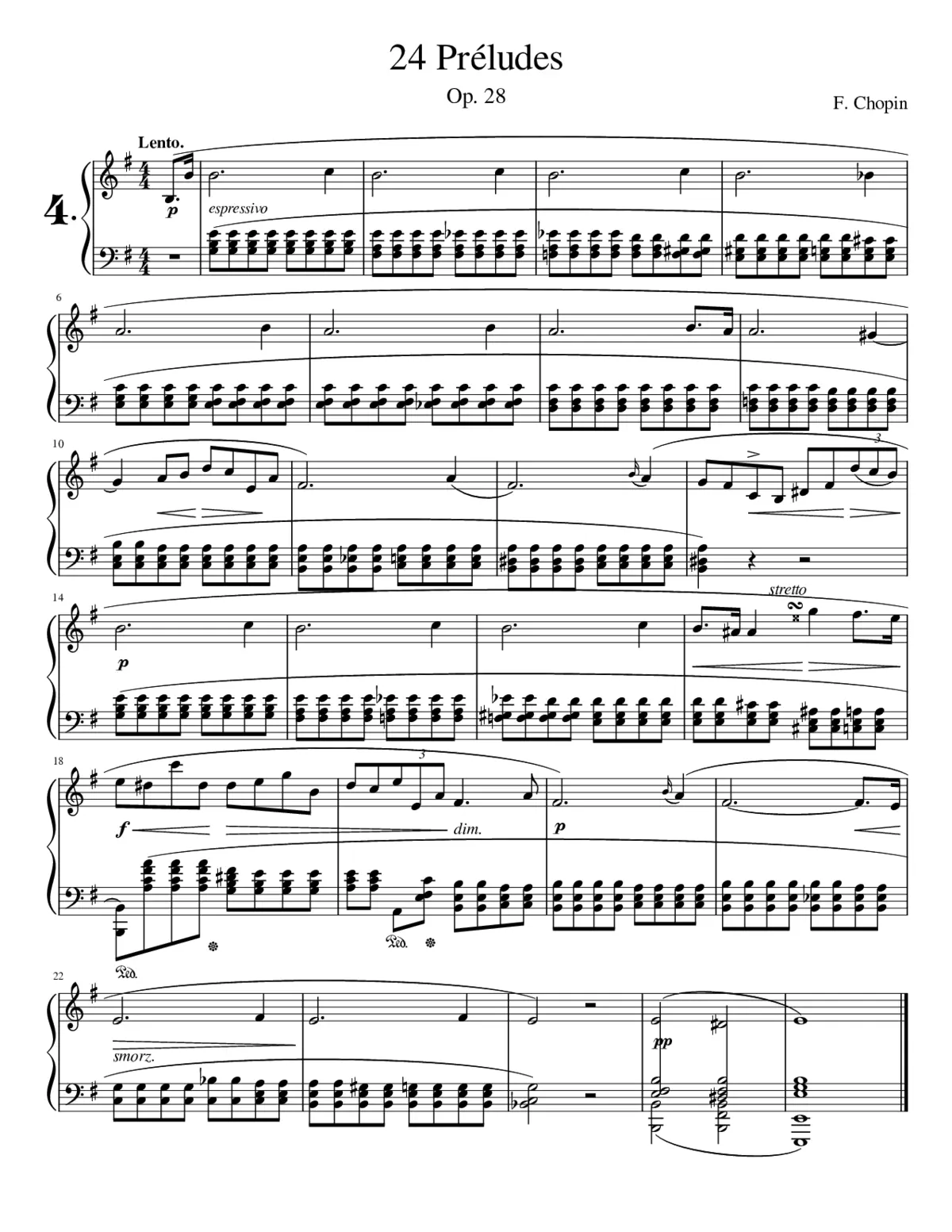 Preludes Op.28 - Page 1