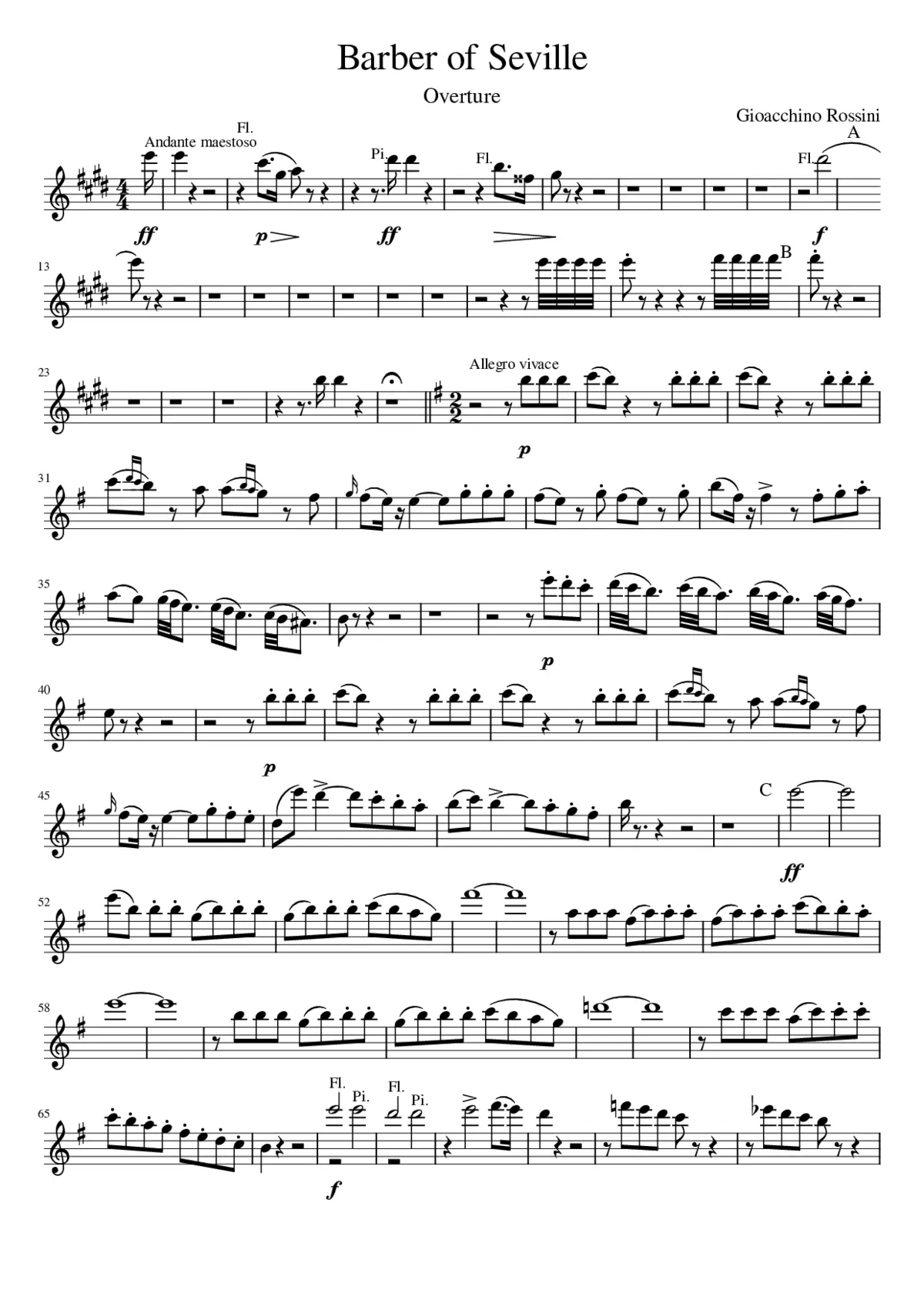 Il barbiere di Siviglia - Page 1