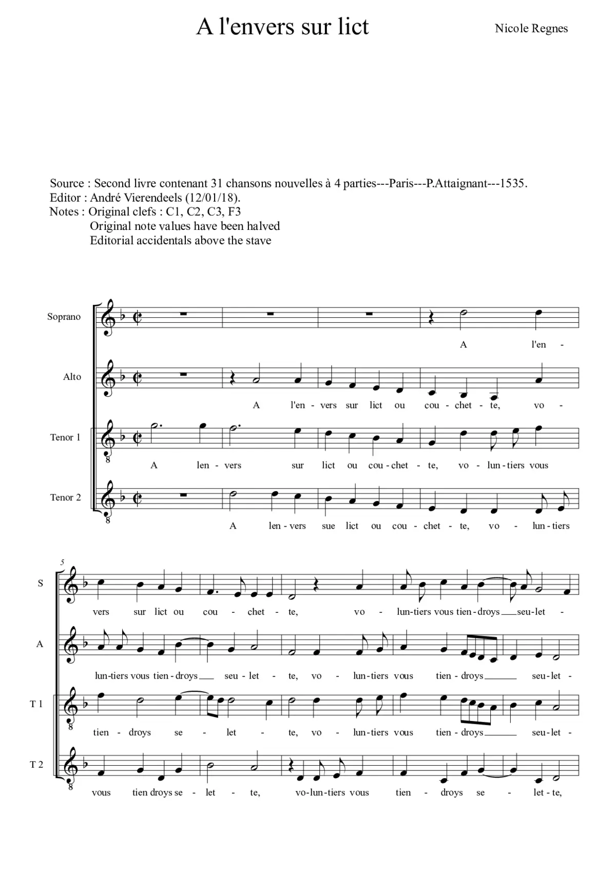 A l'envers sur lict - Page 1