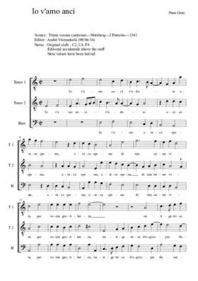 Io v'amo anci v'adoro