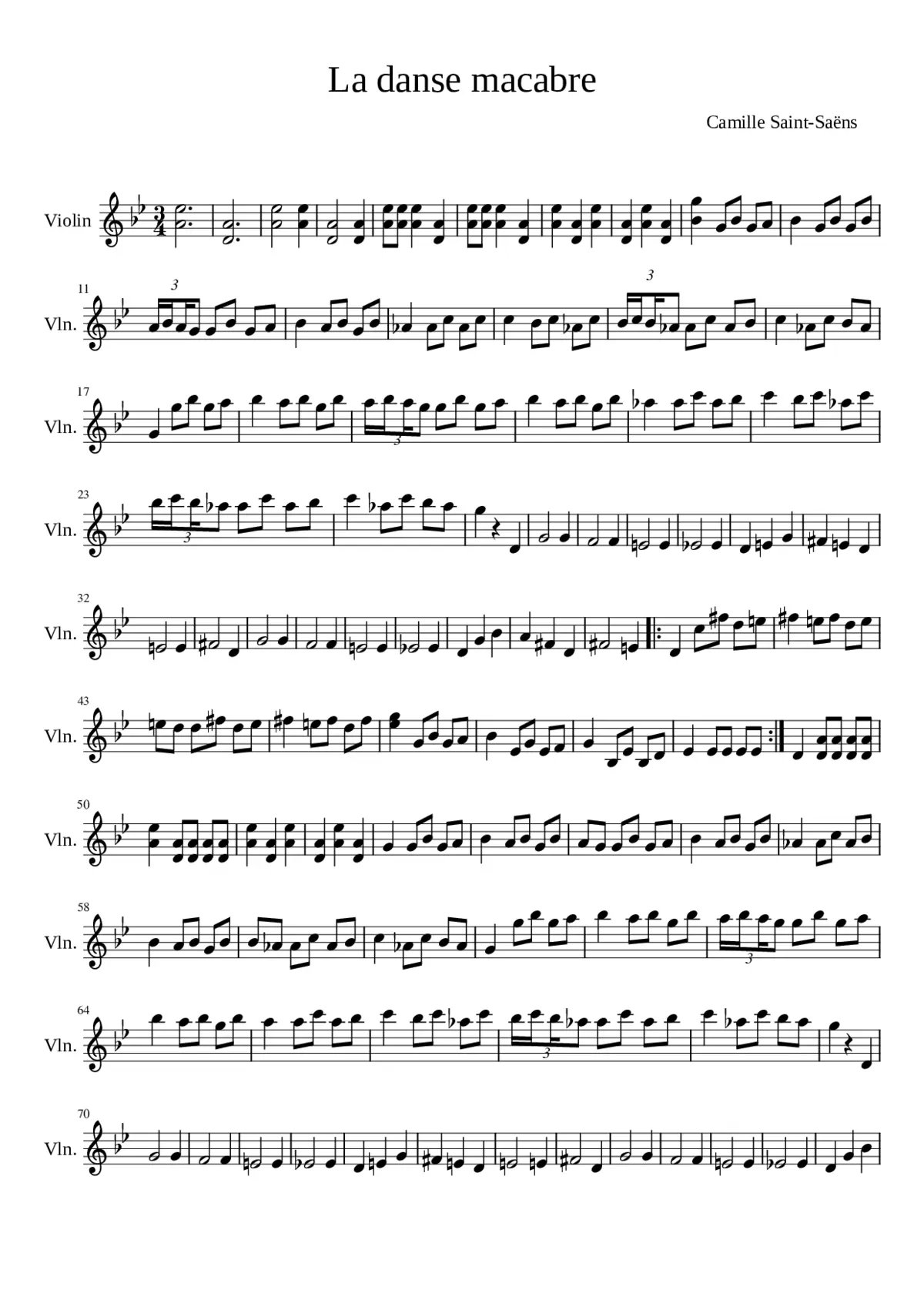 Danse macabre Op.40 - Page 1