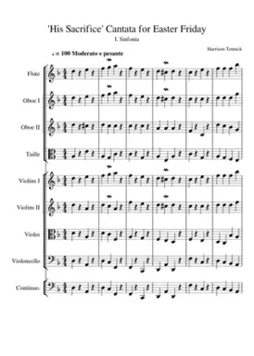 'His Sacrifice' Cantata for Easter Friday - Movement I