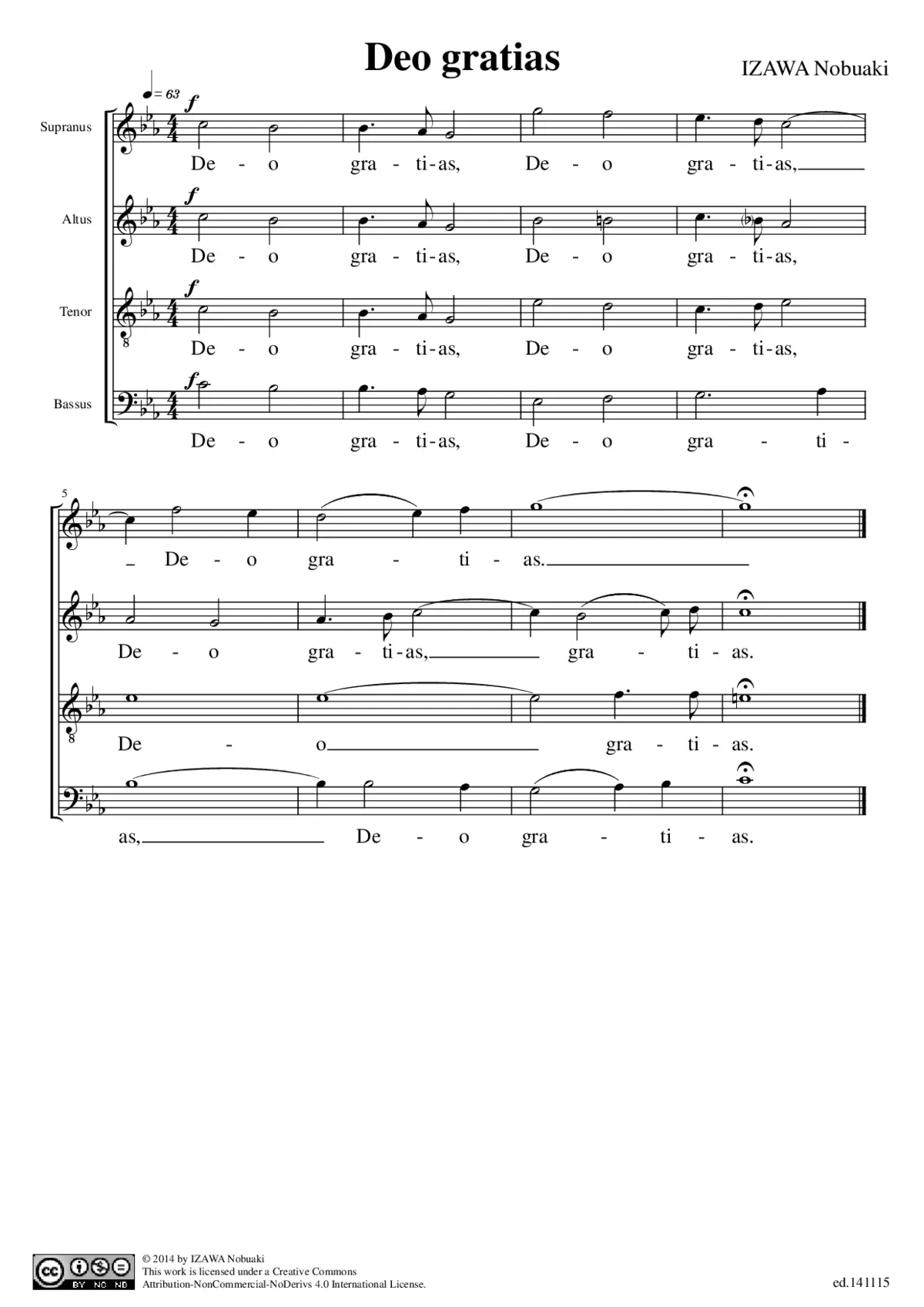 Deo gratias - Page 1
