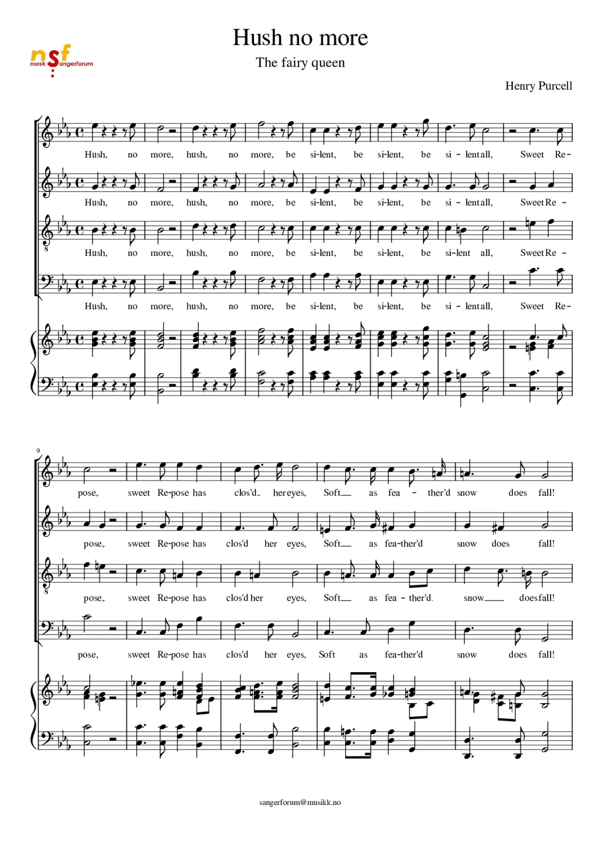 The Fairy Queen Z.629 - Page 1