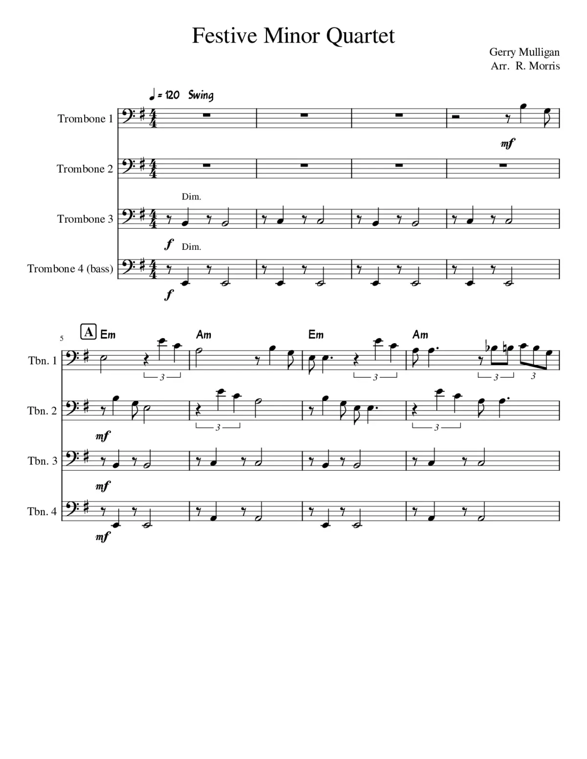 Festive Minor - Page 1