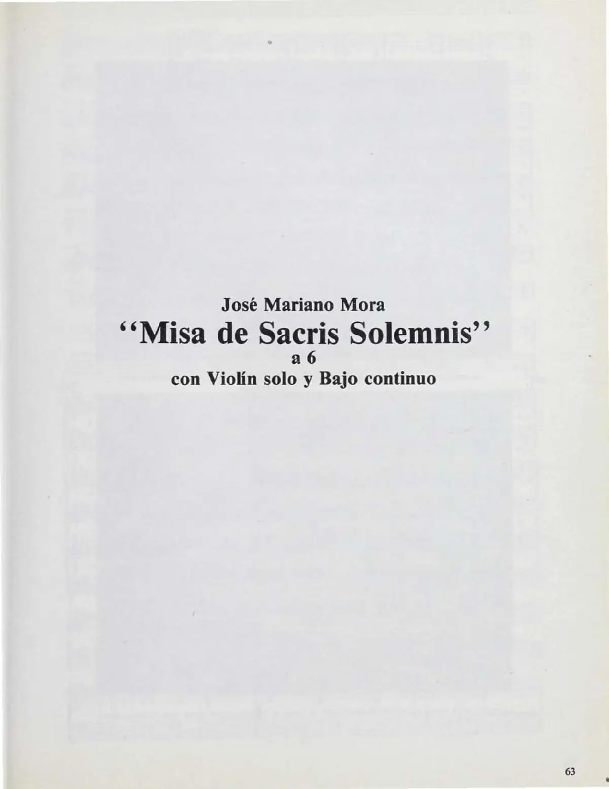 Misa de Sacris Solemnis - Page 1