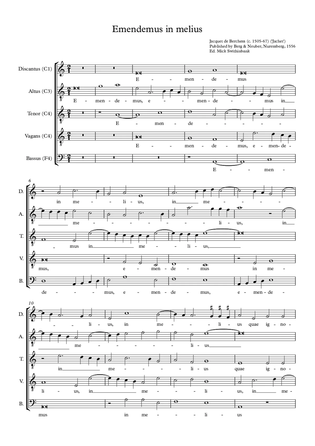 Emendemus in melius - Page 1