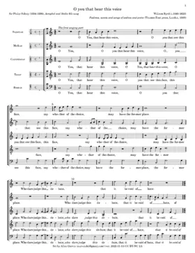 O you that hear this voice