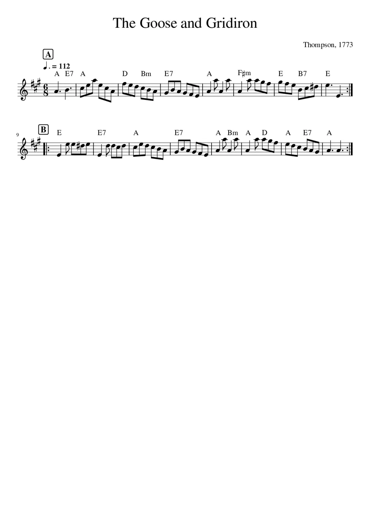 The Goose and Gridiron - Page 1