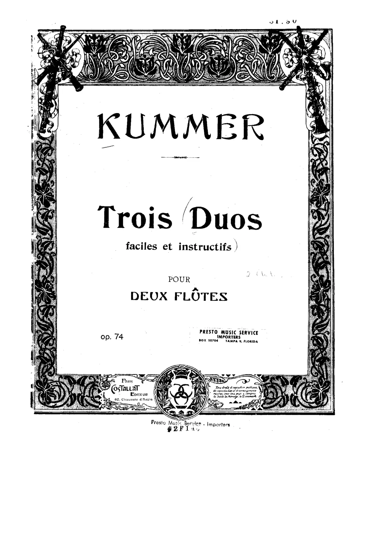 3 Easy and Instructive Flute Duets - Page 1