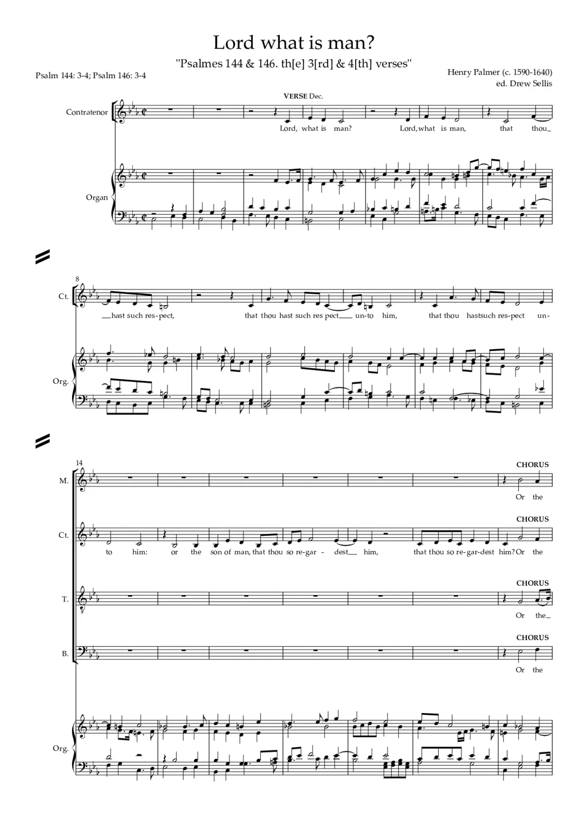 Lord, what is man - Page 1