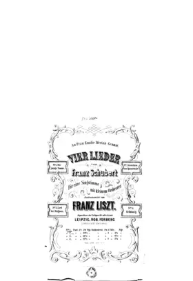 4 Lieder von Franz Schubert, S.375
