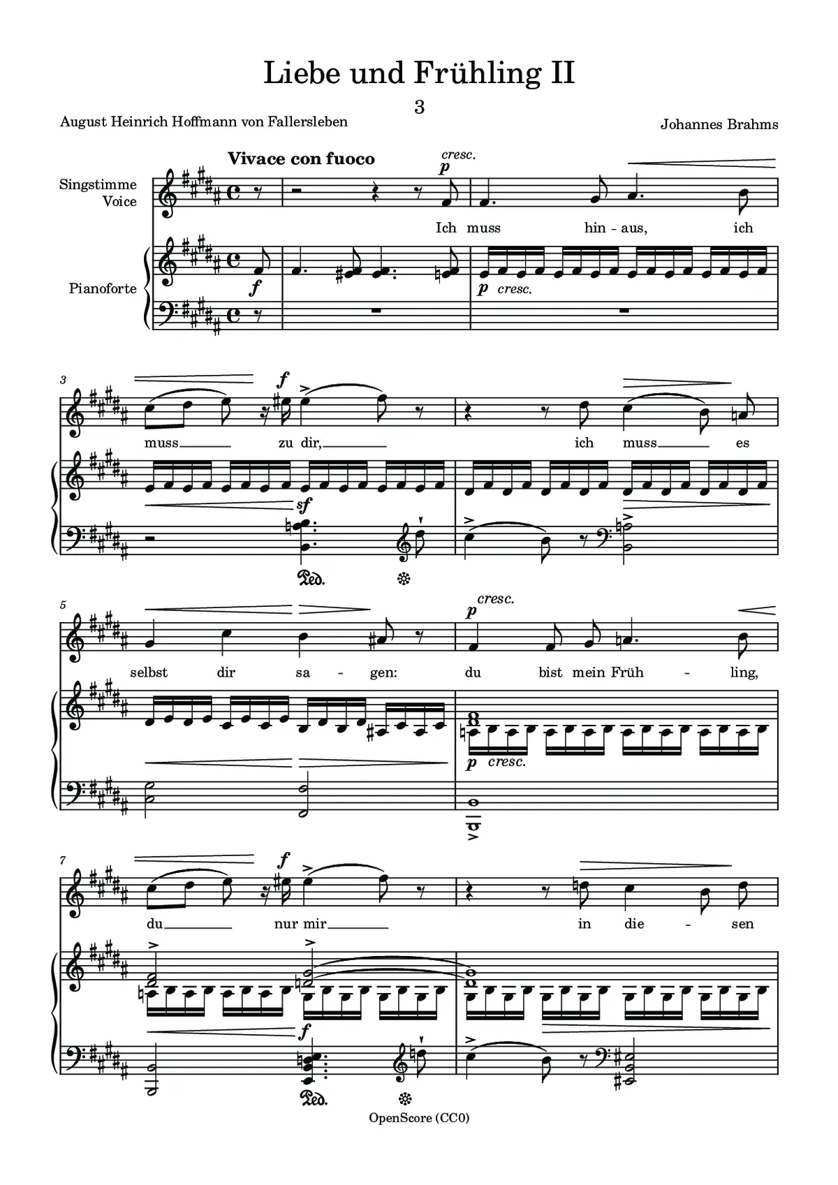Liebe und Frühling II - Page 1