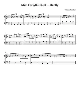 Miss Forsyth's Reel -- Huntly