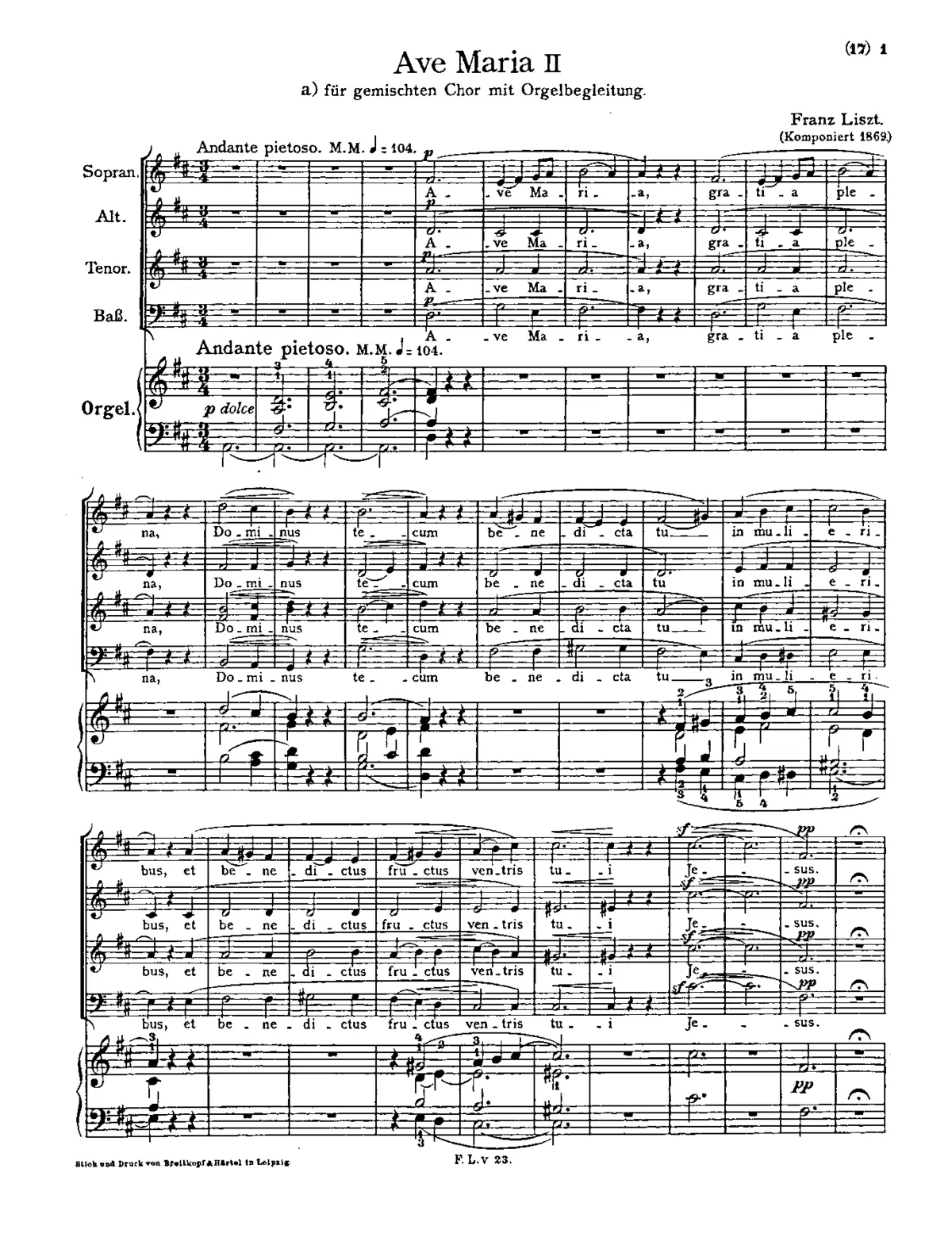 Ave Maria II - Page 1