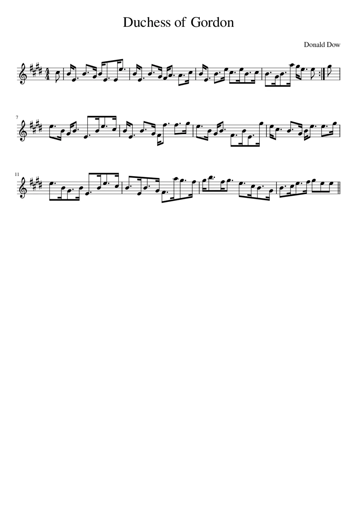 Duchess of Gordon - Page 1