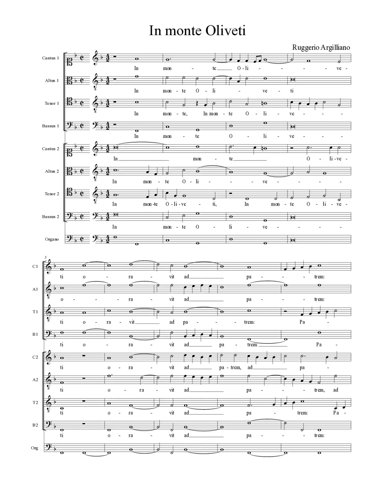 In monte Oliveti - Page 1