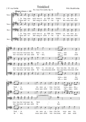 Trinklied, Op. 75, No. 3