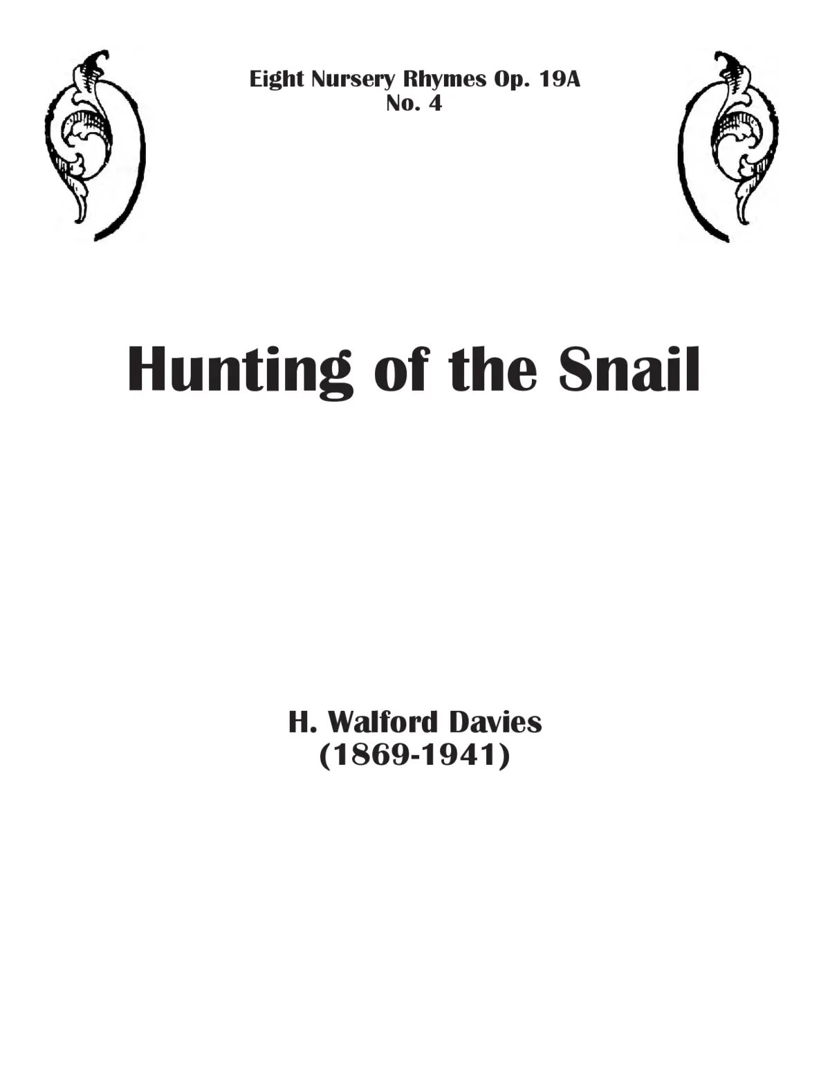 Hunting of the Snail - Page 1