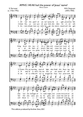 All hail the power of Jesus' name!