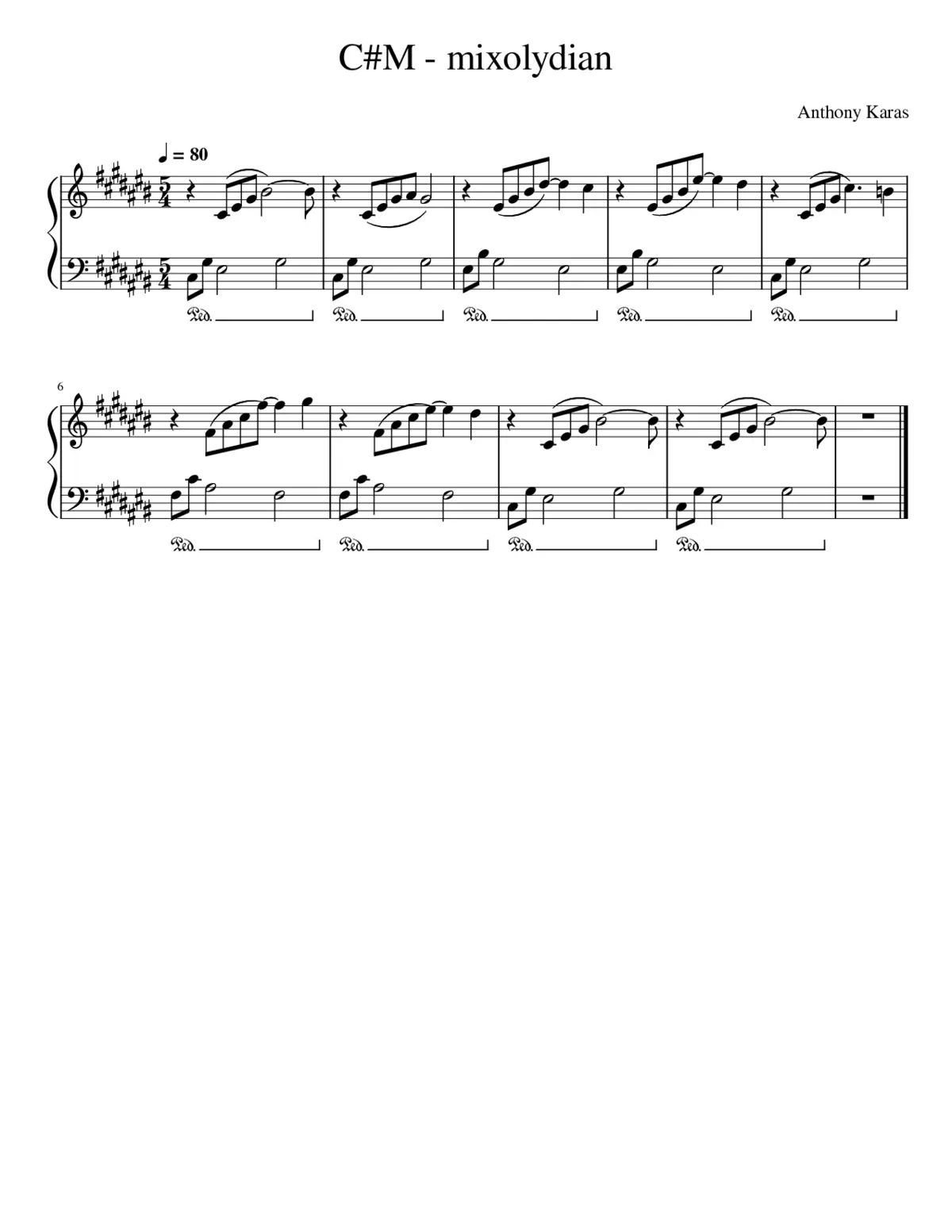 CM - mixolydian - Page 1