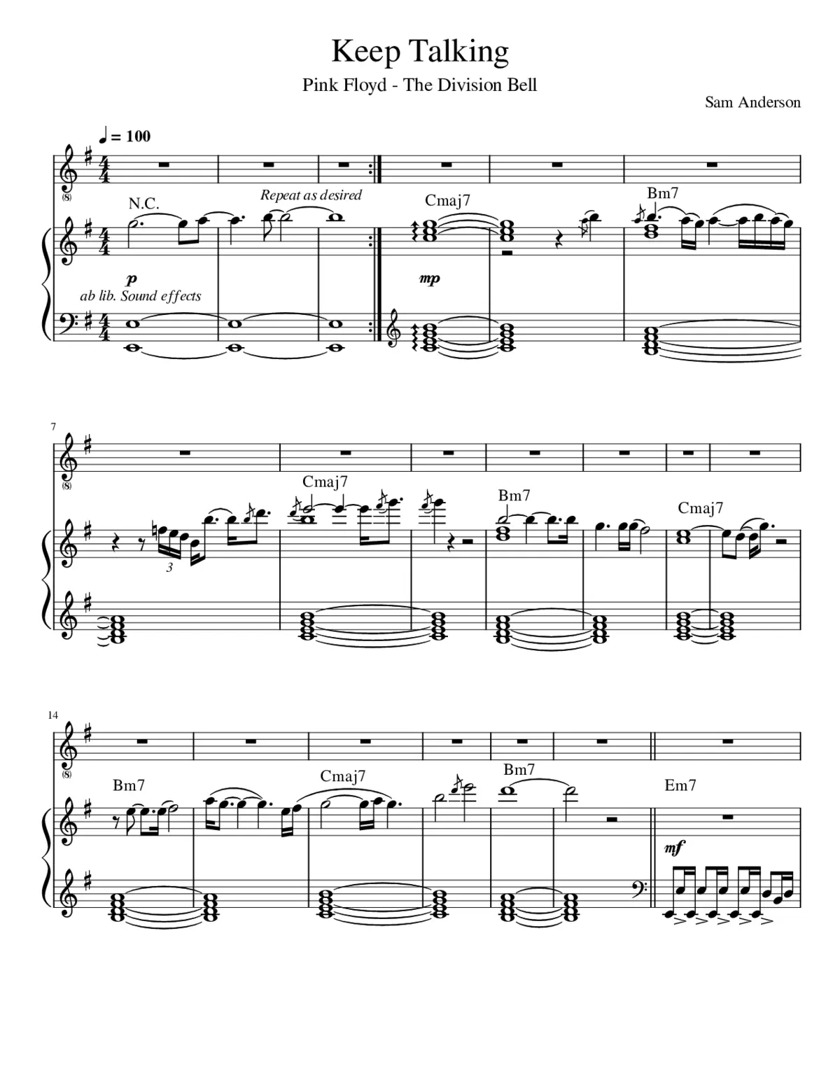 keep talking - Page 1