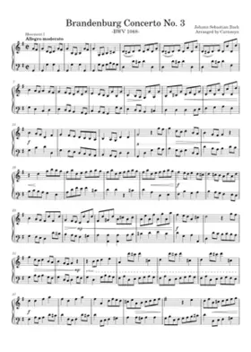 Brandenburg Concerto No.3 in G major BWV 1048