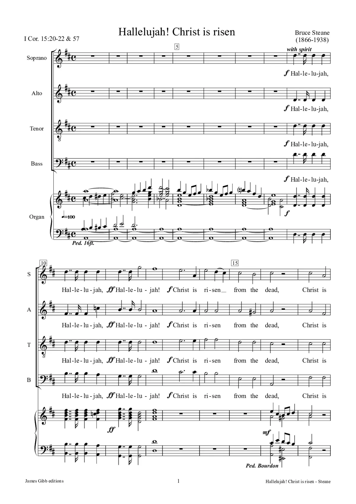 Hallelujah! Christ is risen - Page 1