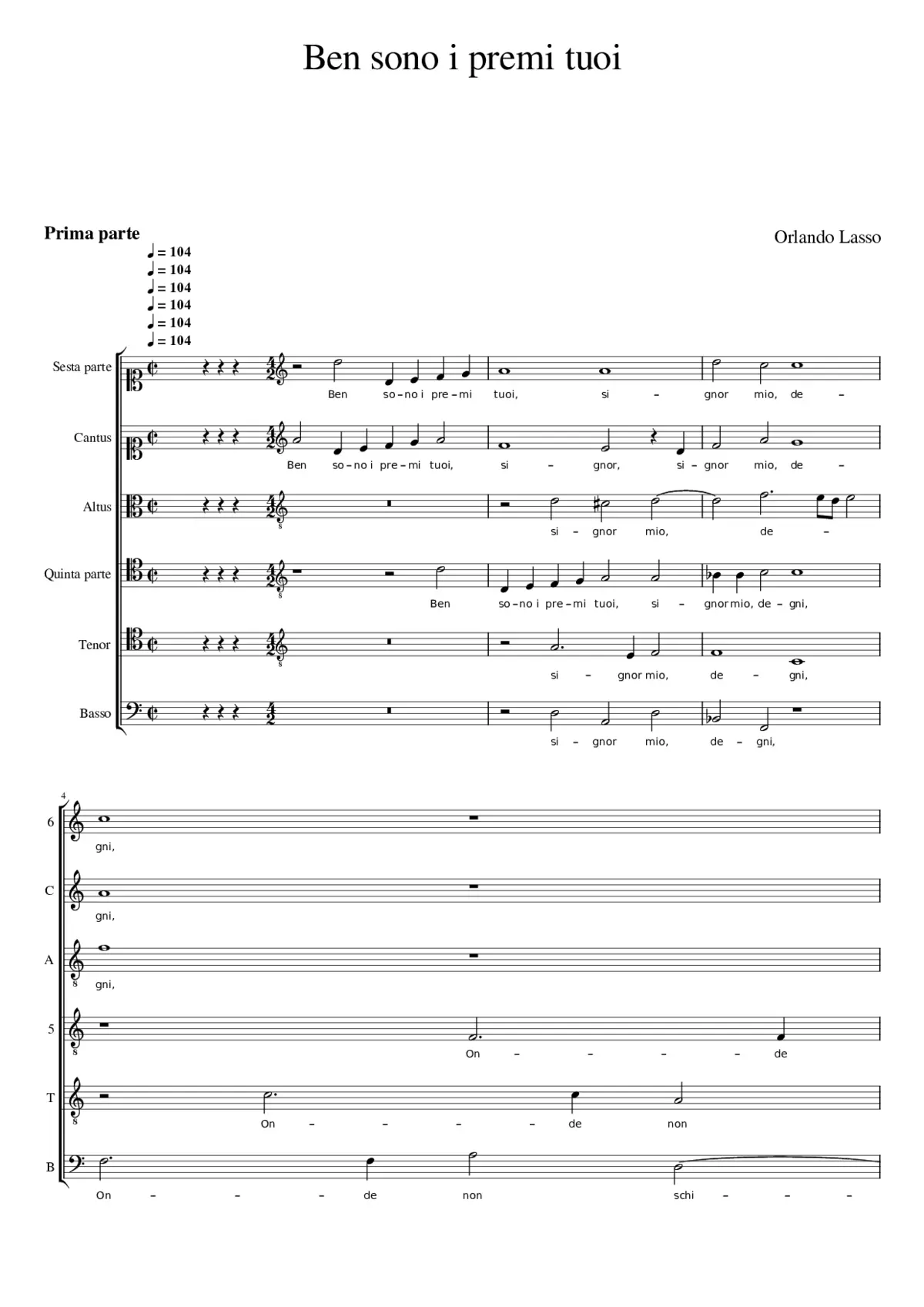 Ben sono i premi tuoi - Page 1