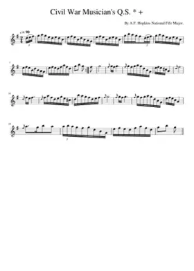 Civil War Musician's Q.S. +