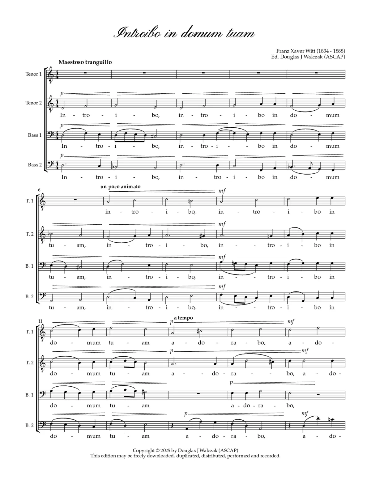 Introibo in domum tuam - Page 1