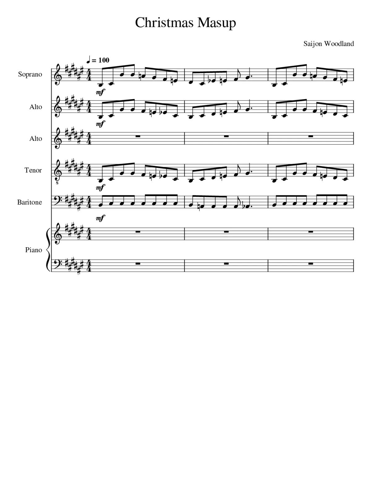 Christmas Masup by Saijon Woodland - Page 1