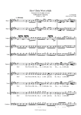 Herr! Dein Wort erhält