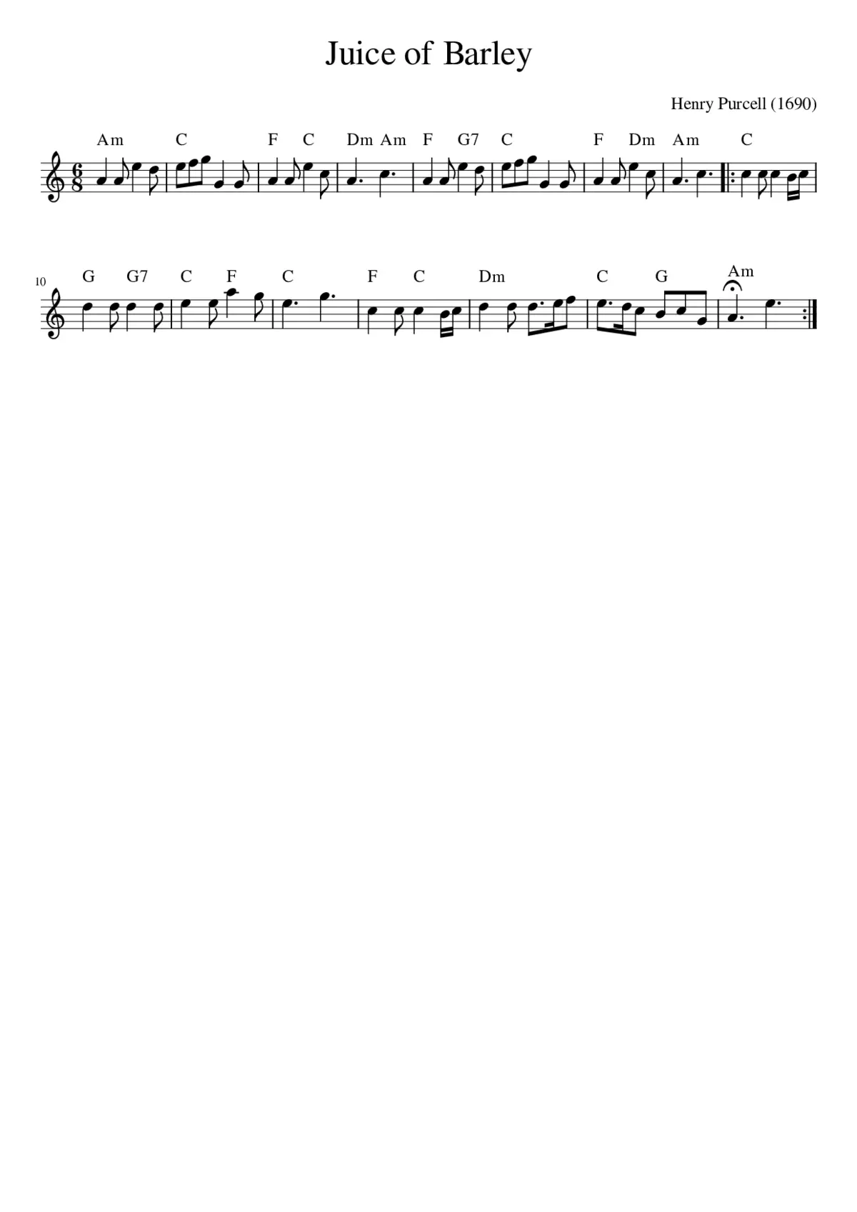 Juice of Barley - Page 1