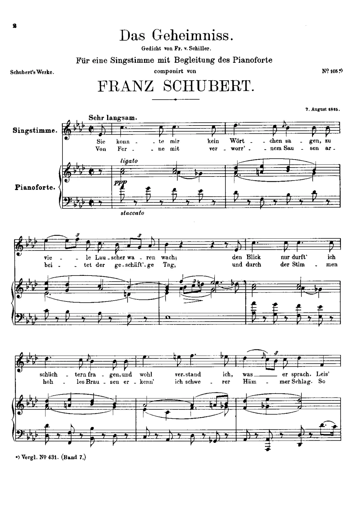 Das Geheimnis - Page 1