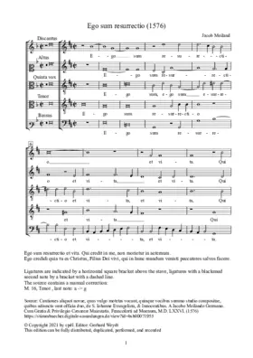 Ego sum resurrectio I