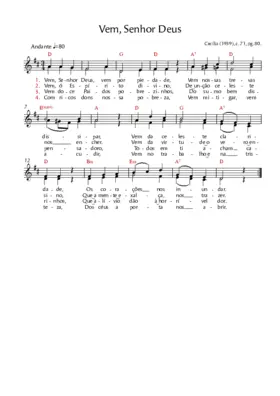 Vem, Senhor Deus
