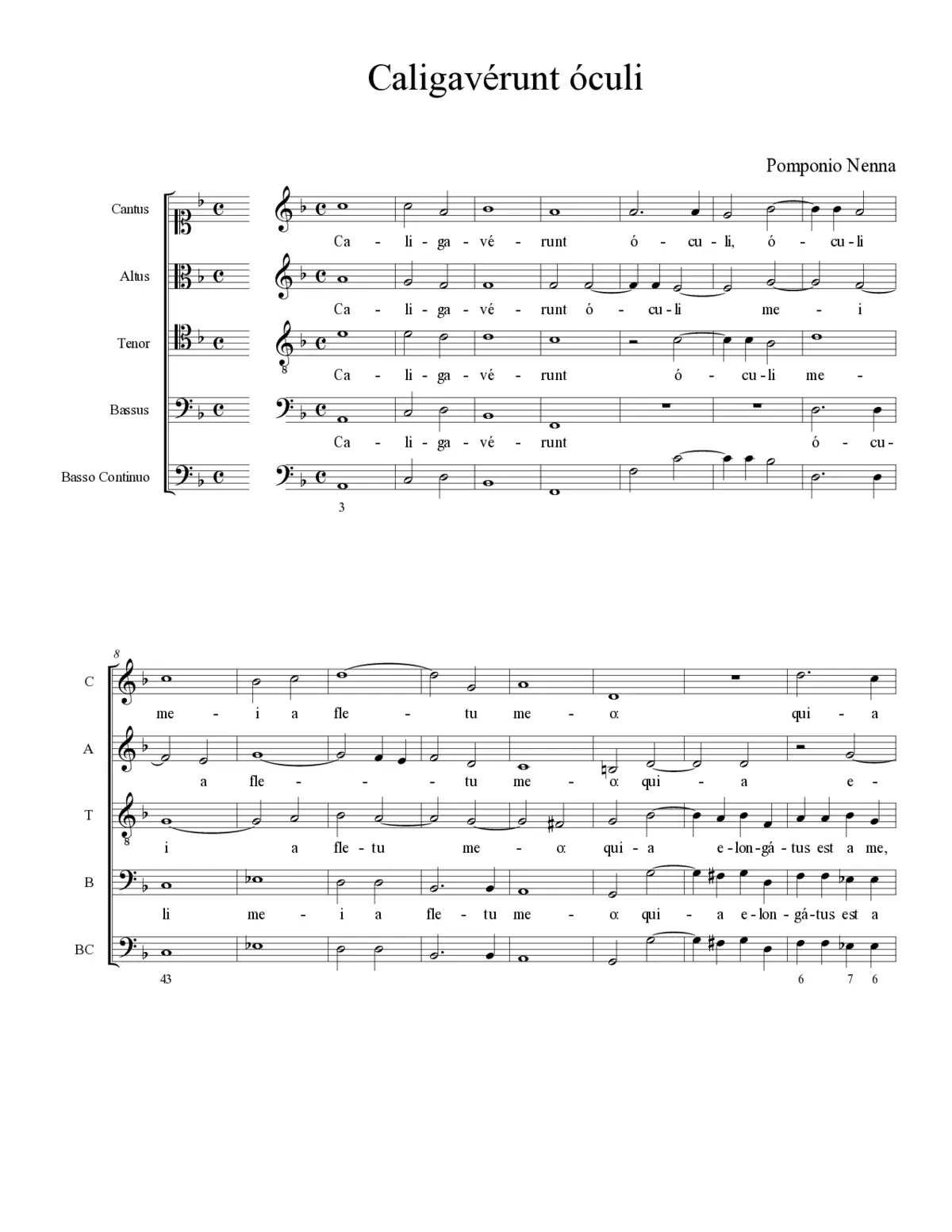 Caligavérunt óculi - Page 1