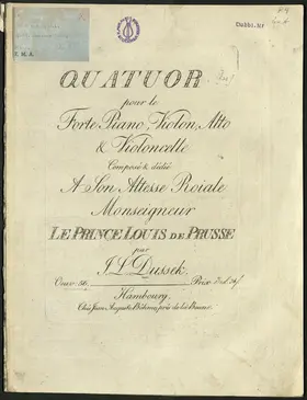 Piano Quartet in E-flat major