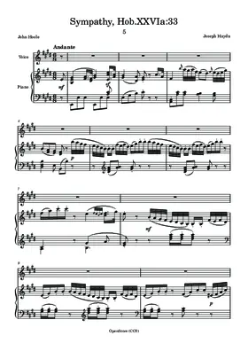Sympathy, Hob.XXVIa:33