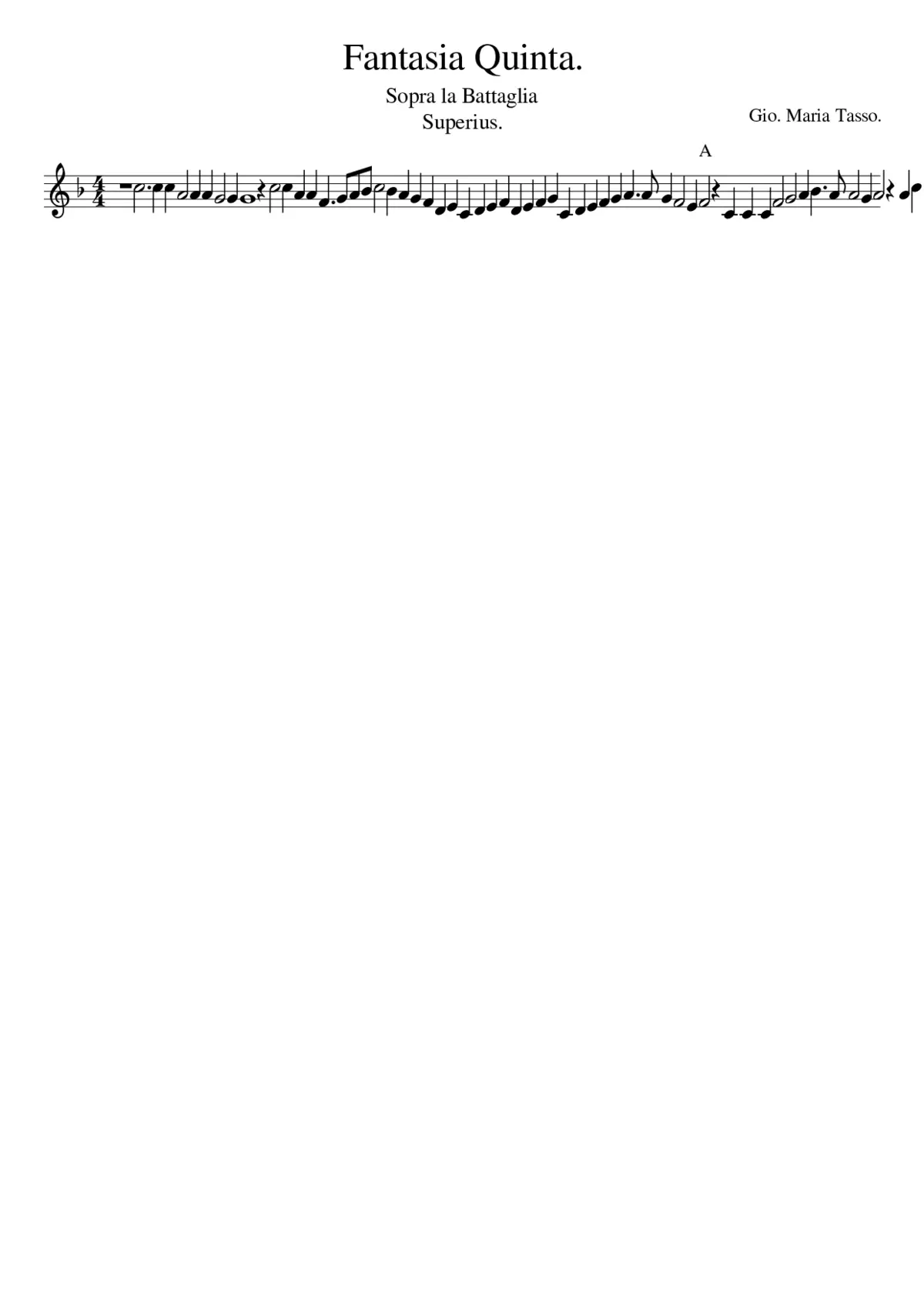 Fantasia Quinta. - Page 1